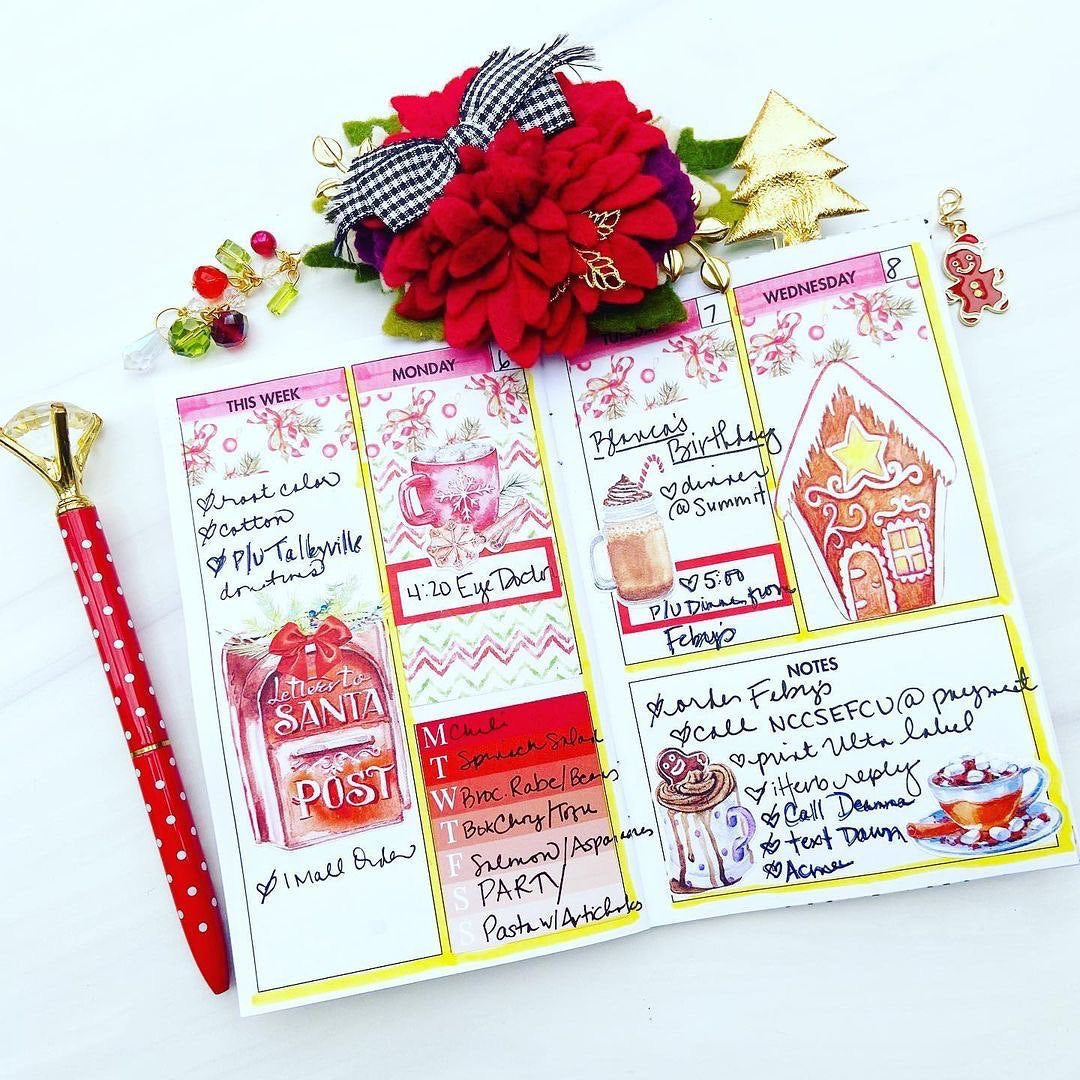 Long Winter’s Nap Box Planner Stickers | Christmas Stickers | Winter Stickers | Happy Planner Stickers | Seasonal Planner Stickers