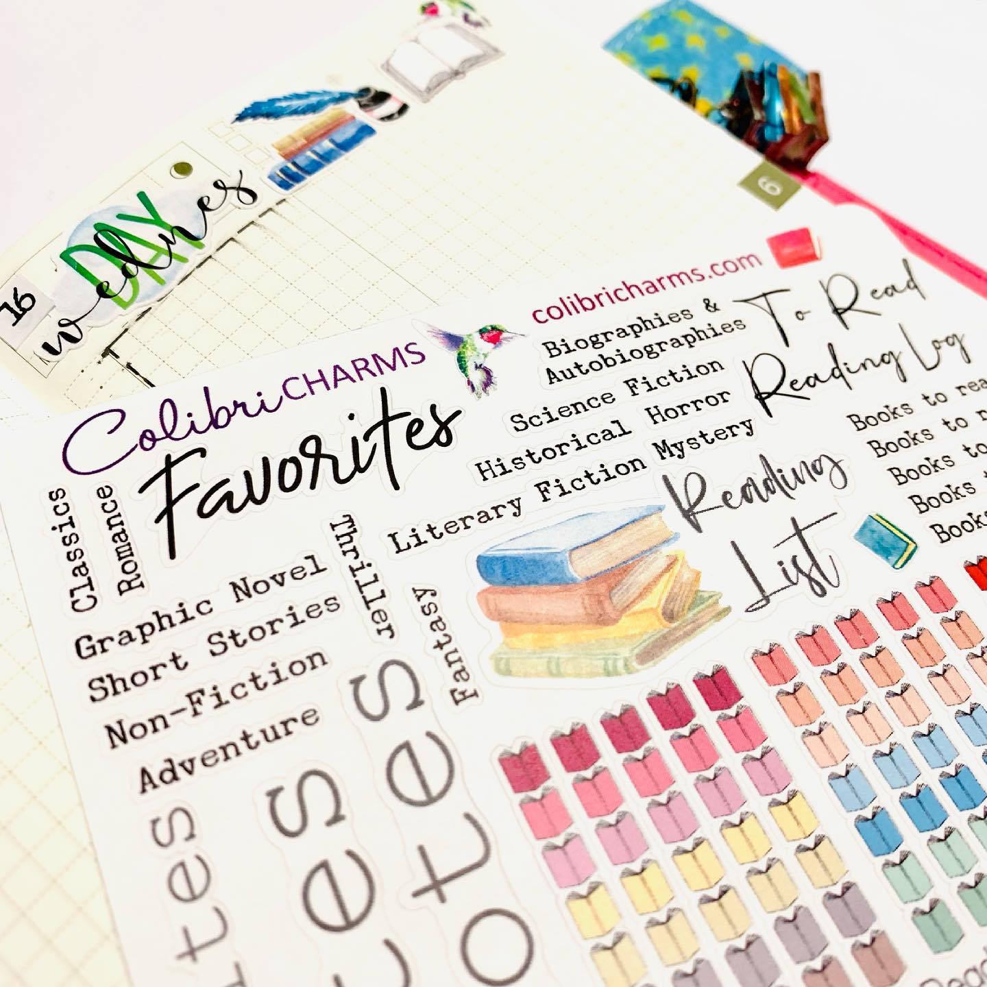 Reading Journal Stickers, Bookworm Planner Stickers, Book Lovers’ Stickers, Reading Challenge, Teacher Gift, Librarian, Mom, Mum
