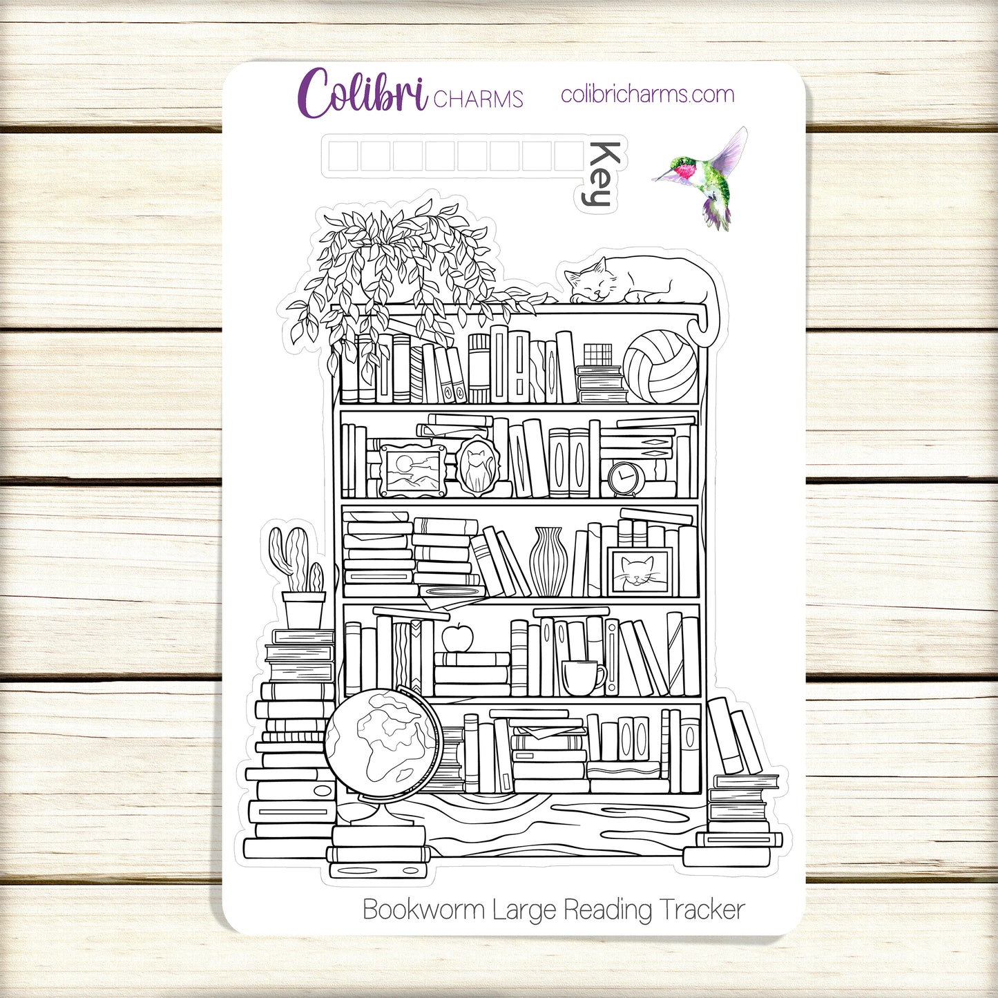 Reading Log Tracker Sticker, Bookworm Planner Stickers, Bujo, Bullet Journal Book Tracker