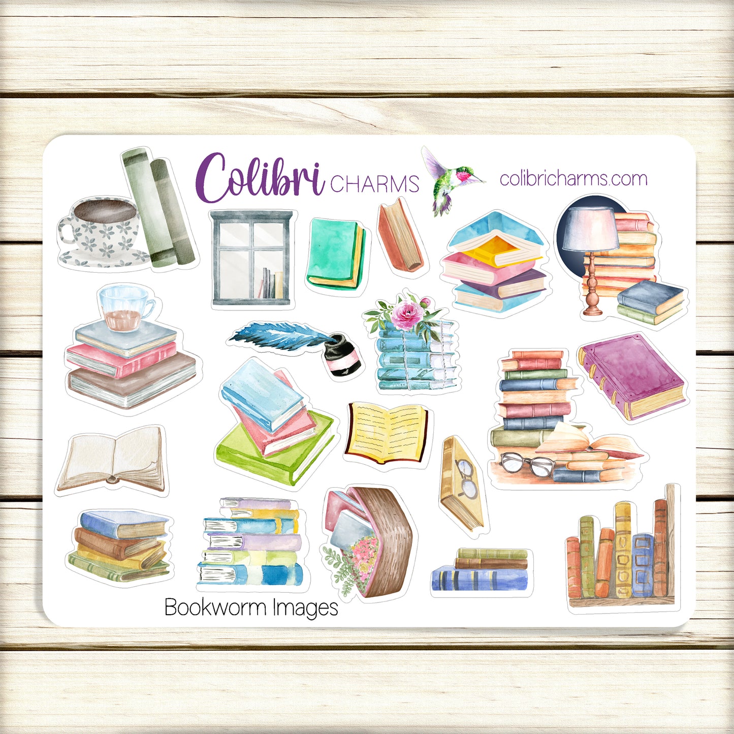 Reading Journal Stickers, Bookworm Planner Stickers, Book Lovers’ Stickers, Reading Challenge, Teacher Gift, Librarian, Mom, Mum