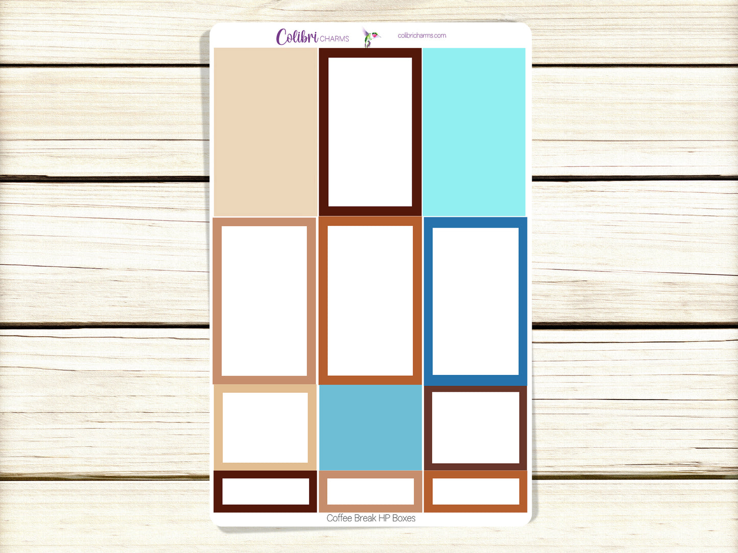 Coffee Break Box Planner Stickers, Happy Planner Stickers, Seasonal Planner, Functional Planning
