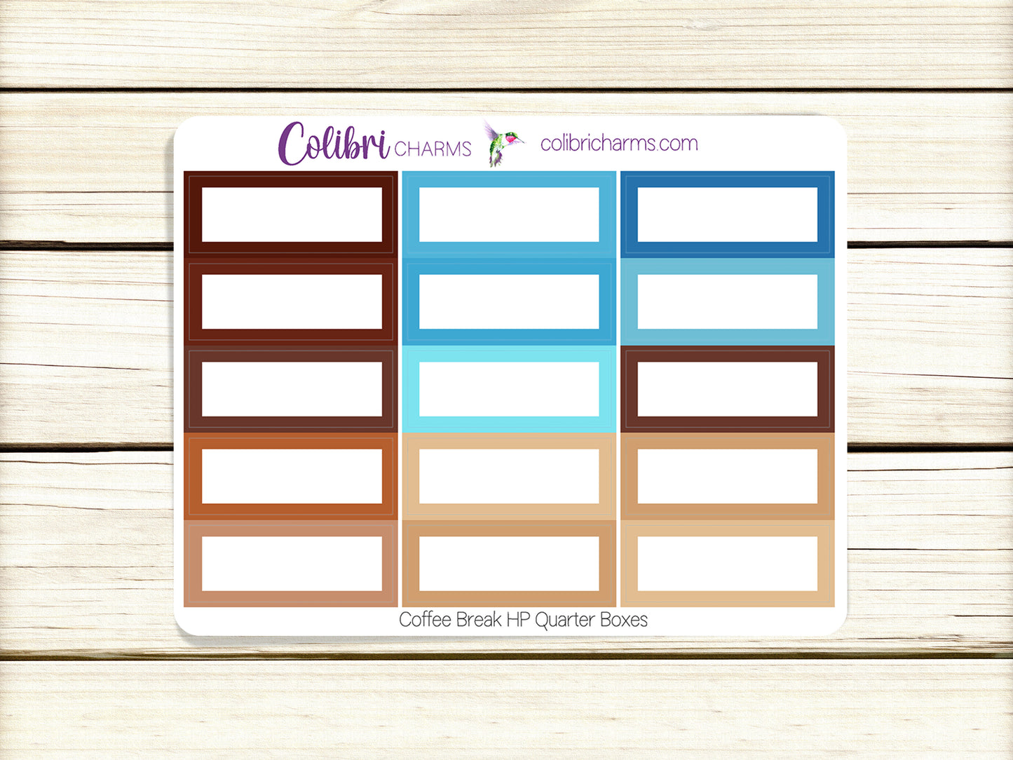 Coffee Break Box Planner Stickers, Happy Planner Stickers, Seasonal Planner, Functional Planning