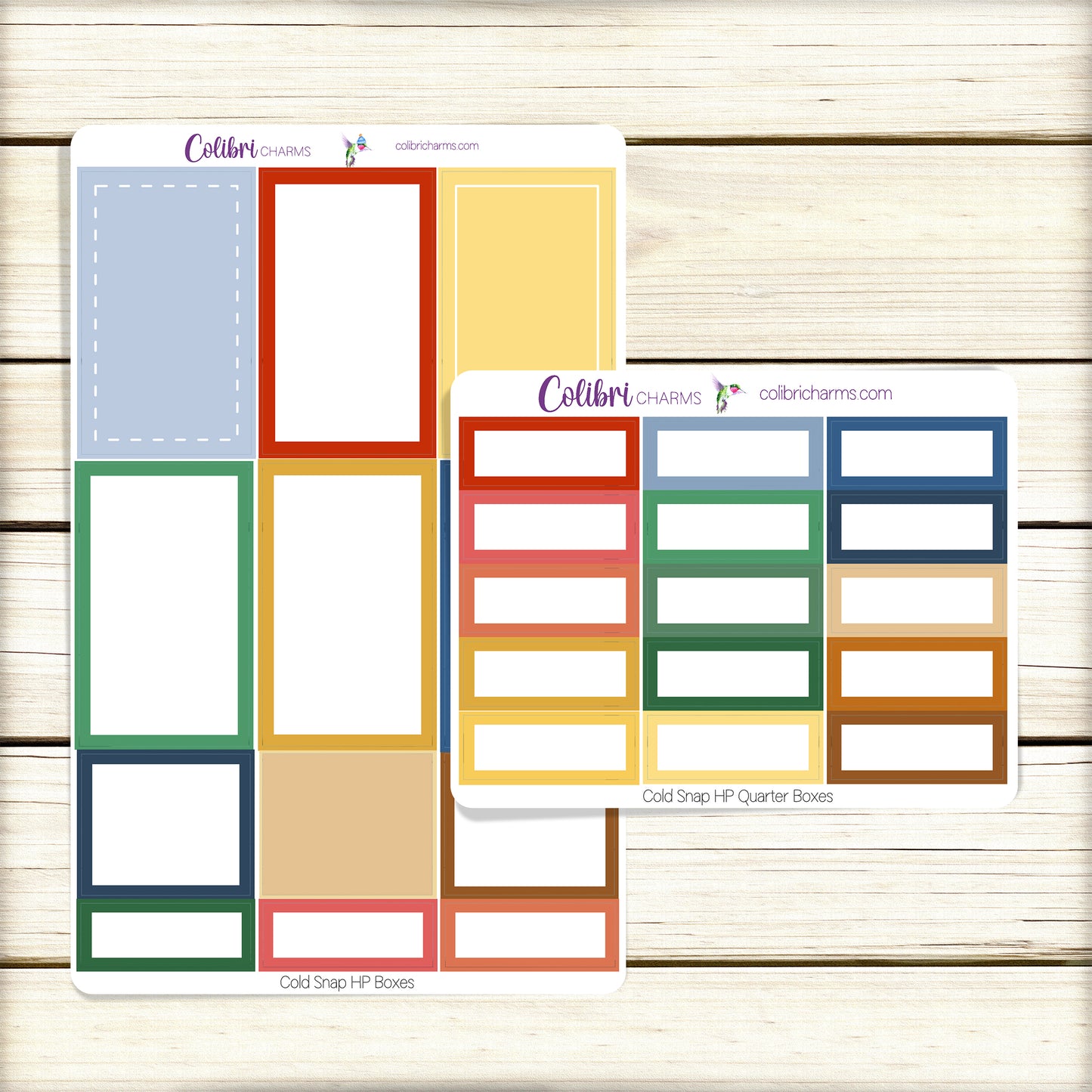 Cold Snap Planner Boxes | Winter Happy Planner Stickers | Seasonal Planner | Functional Planning