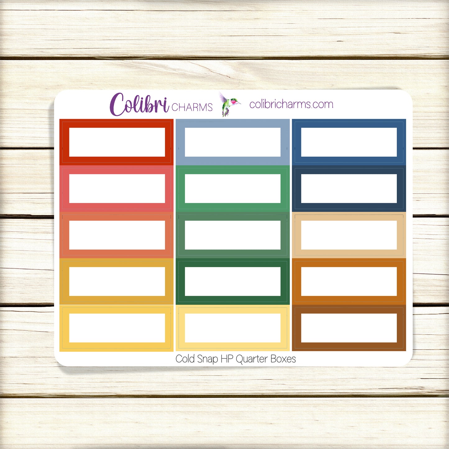 Cold Snap Planner Boxes | Winter Happy Planner Stickers | Seasonal Planner | Functional Planning
