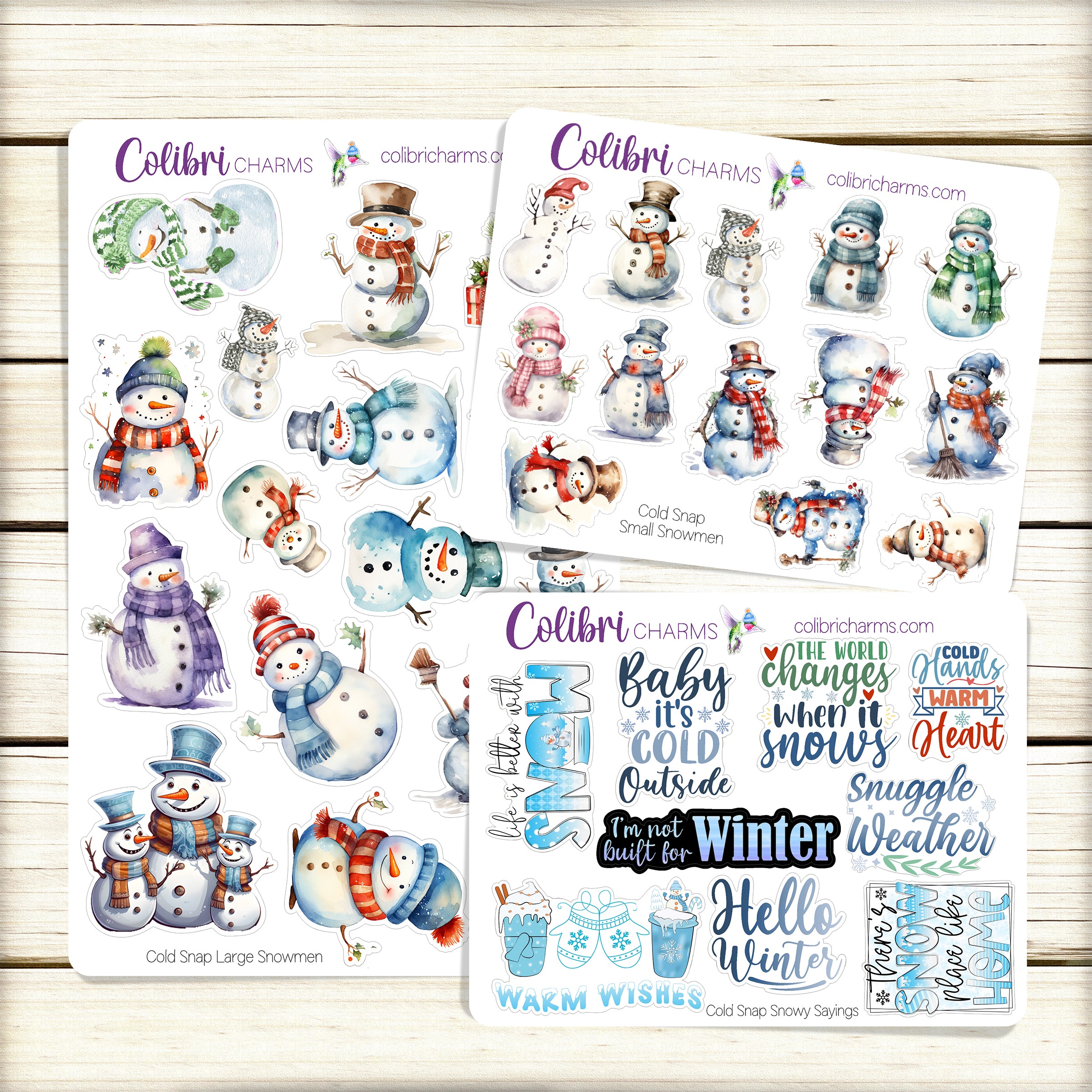 Christmas Planner Stickers, Cold Snap, Holiday Deco Stickers, Gingerbread House Deco, Snow Globe Planner Sticker Kit, Seasonal Planner  Stickers, ColibriCharms