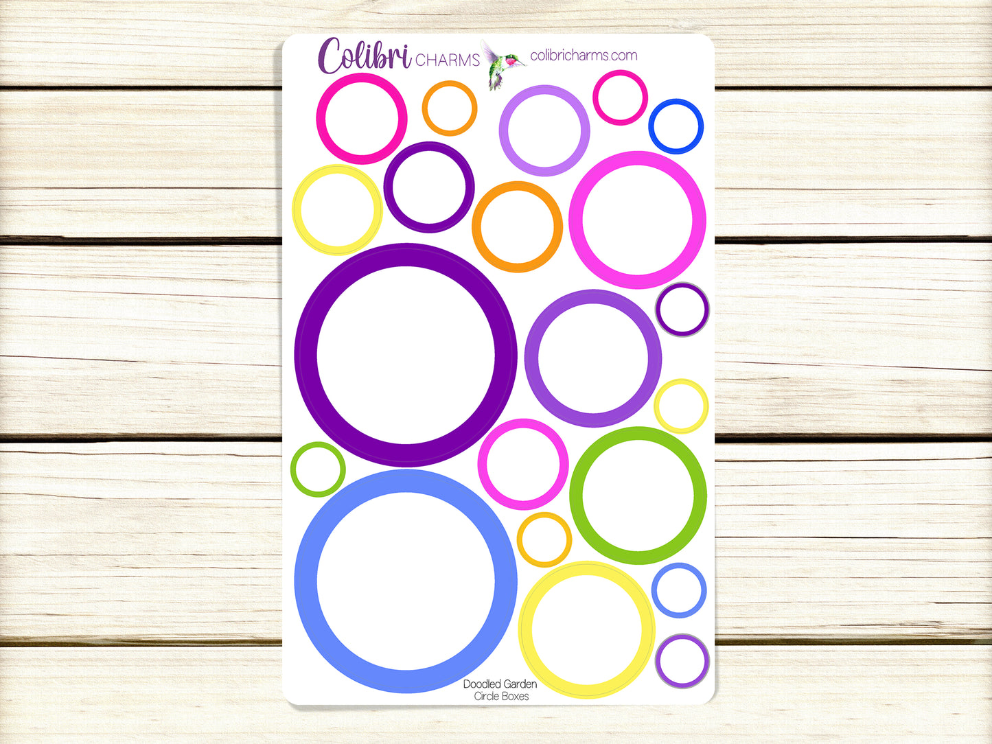 Doodled Garden Box Planner Stickers | Whimsical Flower Happy Planner Stickers | Hand Drawn Seasonal Planner | Functional Planning