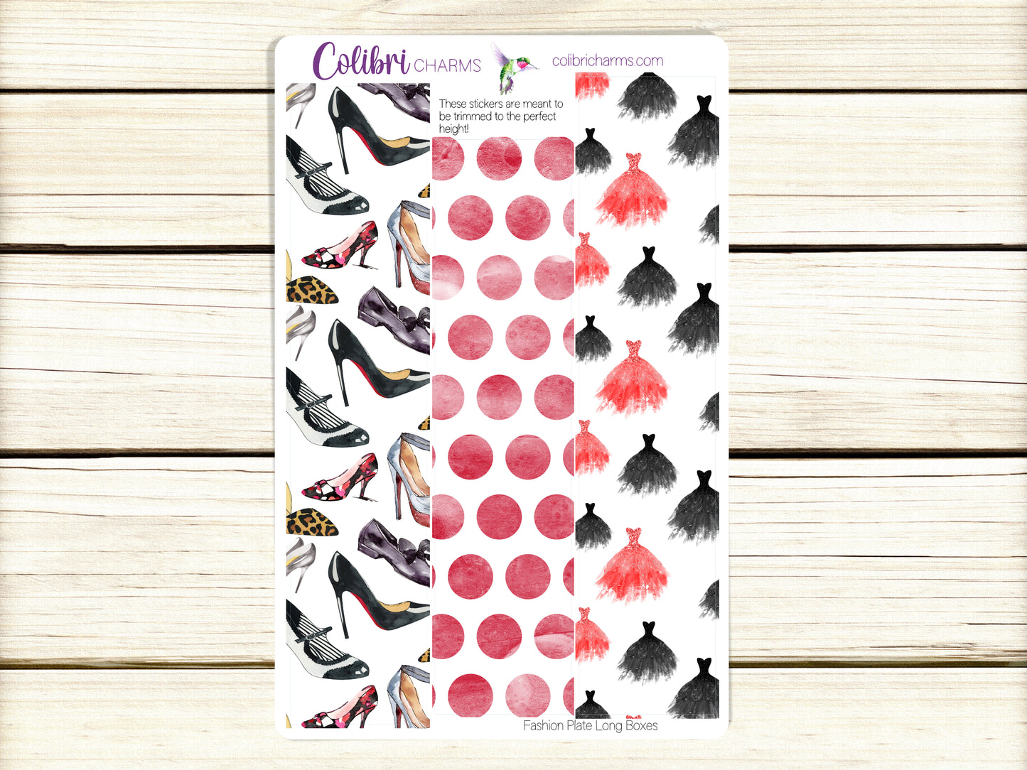 Fashion Plate Box Planner Stickers, Happy Planner Stickers, Seasonal Planner, Functional Planning