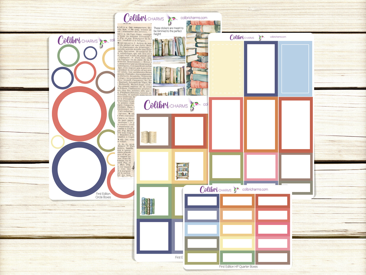 First Edition Box Planner Stickers, Book Journal Happy Planner Stickers, Reading Seasonal Planner, Functional Planning
