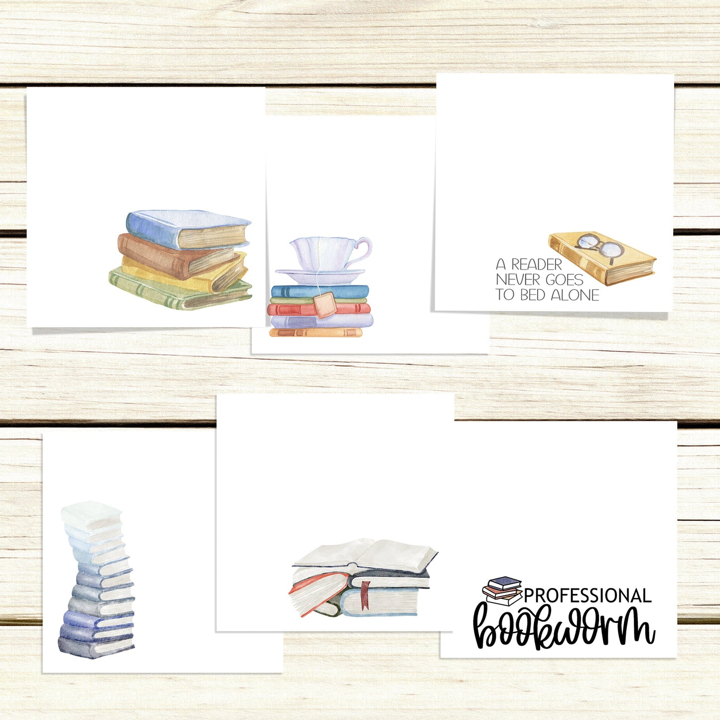 Avid Readers' Post Its,  Pad of 25 or 50 Book Lover's Sticky Notes, Readers Stickies, Gift for Teacher, Librarian, Book Club