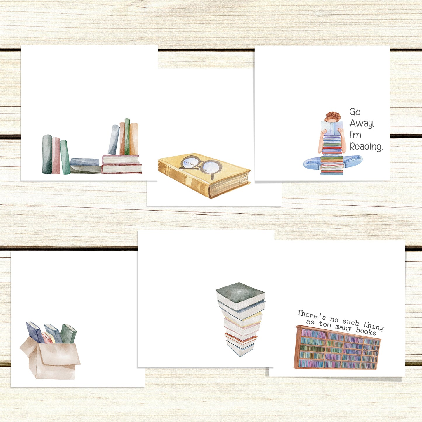 Avid Readers' Post Its,  Pad of 25 or 50 Book Lover's Sticky Notes, Readers Stickies, Gift for Teacher, Librarian, Book Club