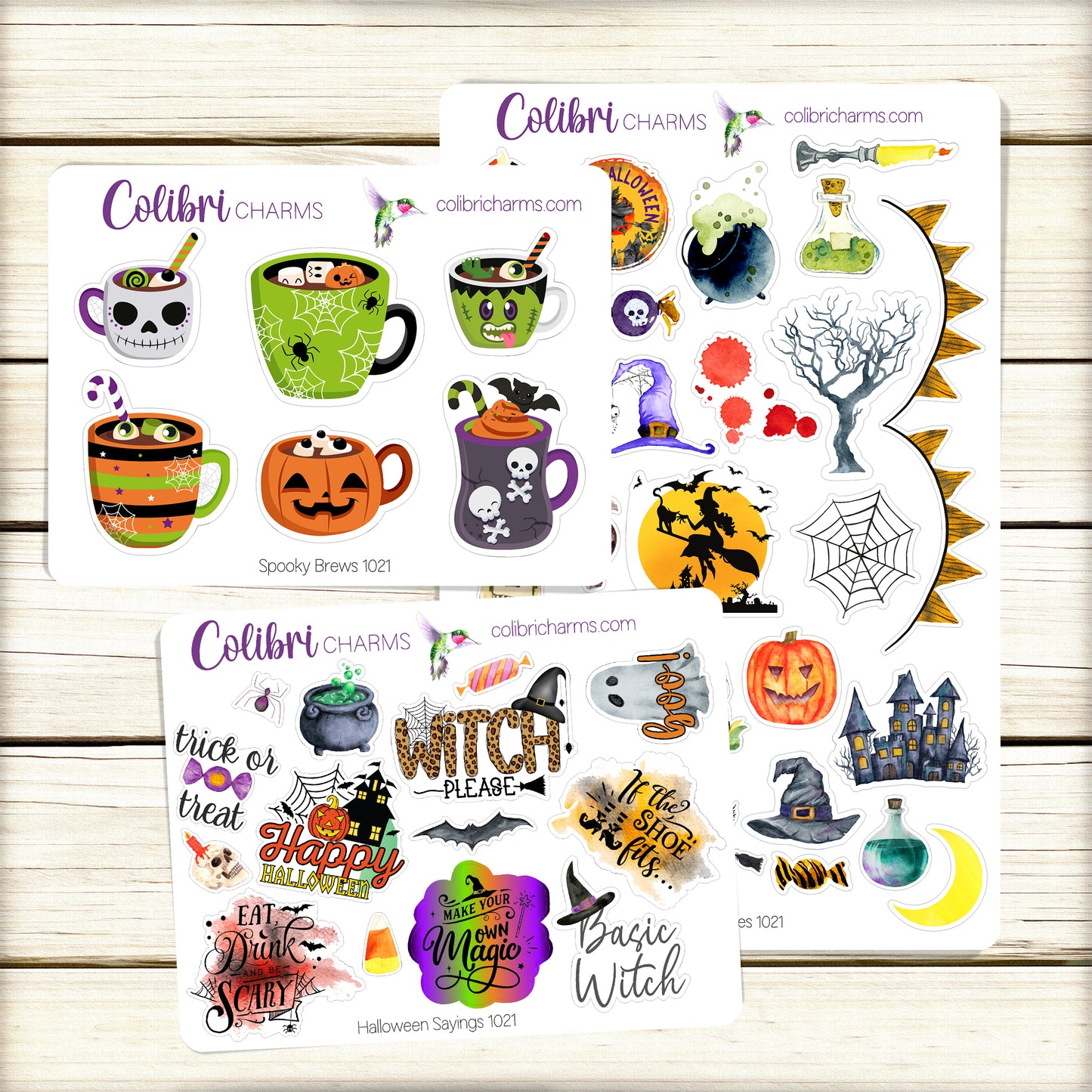 Halloween Planner Stickers | Spooky Stickers | October 31 Stickers | Seasonal Planner Stickers