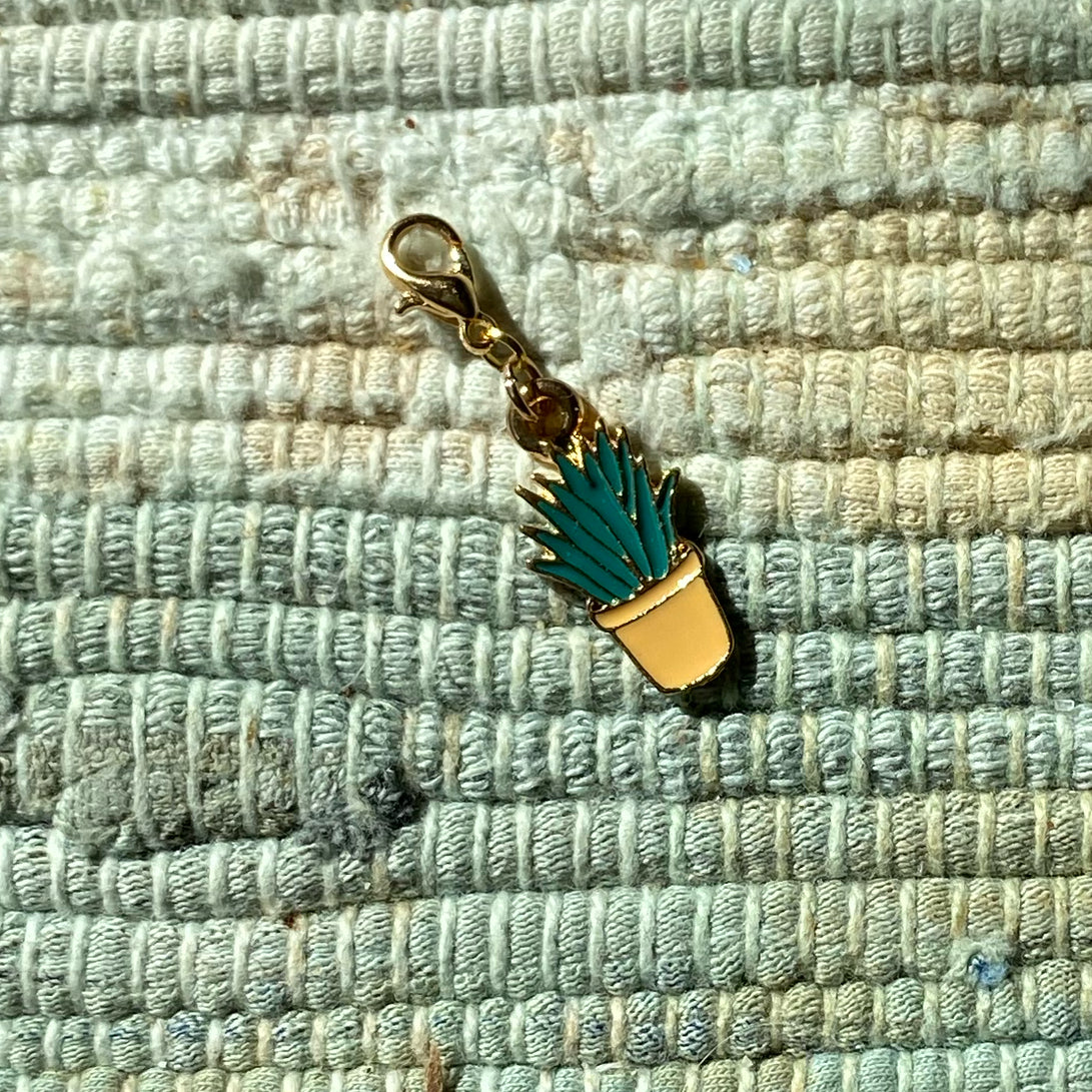 Houseplant Charms | Potted Plant Bookmark | Plant Fan Clip