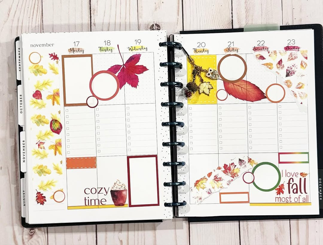 Rake. Pile. Jump. Repeat. Box Planner Stickers, Happy Planner Stickers, Seasonal Planner, Functional Planning