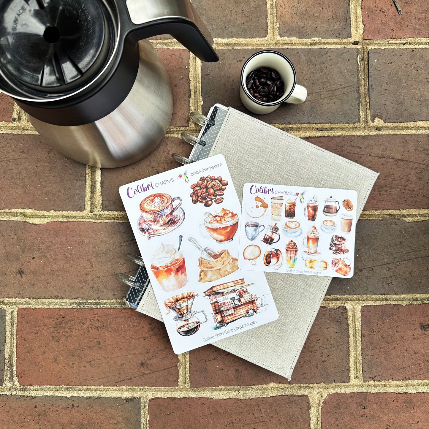 Coffee Lovers Planner Stickers | Coffee Shop Stickers | Cup of Joe Stickers | Coffee Drinker Stickers