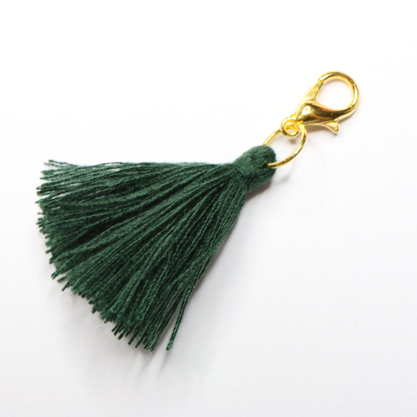 Tassel Planner Charm | Mini Red, Burgundy, Gold or Dark Green Tassel