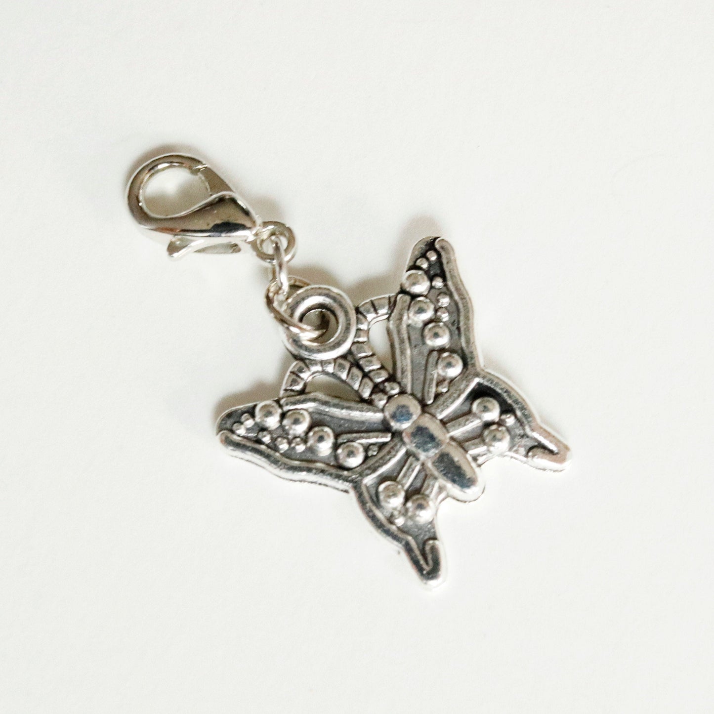 Butterfly Charms | Silver Butterfly Stitch Marker| Butterfly Bookmark