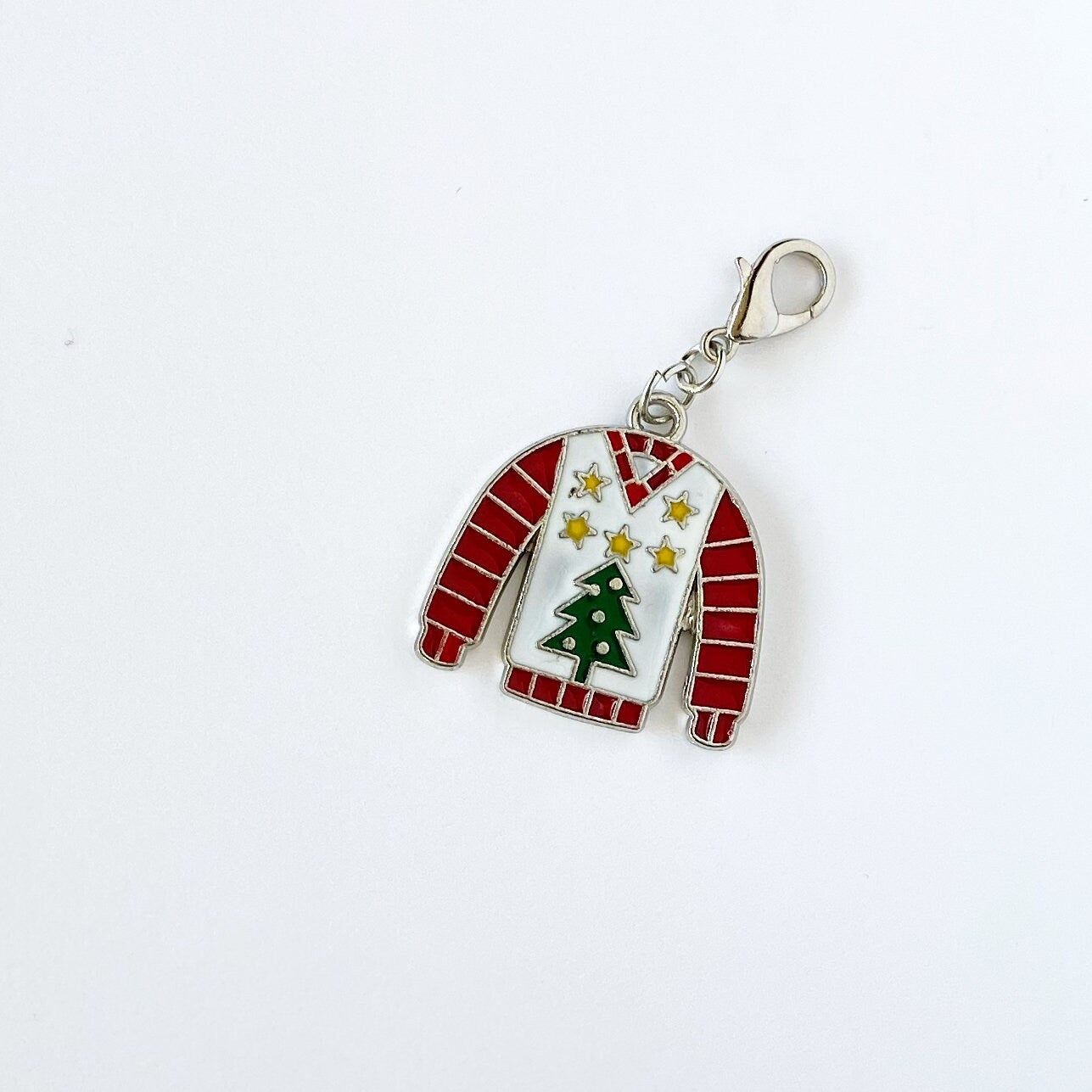 Ugly Sweater Charms | Christmas Sweater Clip | Ugly Jumper Bookmark | Stitch Marker | Progress Keeper