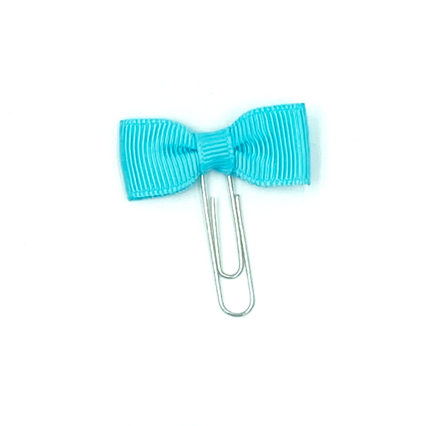Small Grosgrain Planner Clips | Colorful Ribbon Clips | Planner Bow Clips