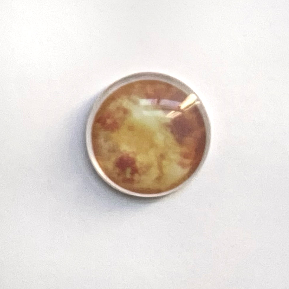Celestial 25mm Cabochon Charm, Solar System Planner Clip, Stargazer Clips, Gift for Astronomy Lover, Moon and Planets Bookmarks, 1-inch Charm