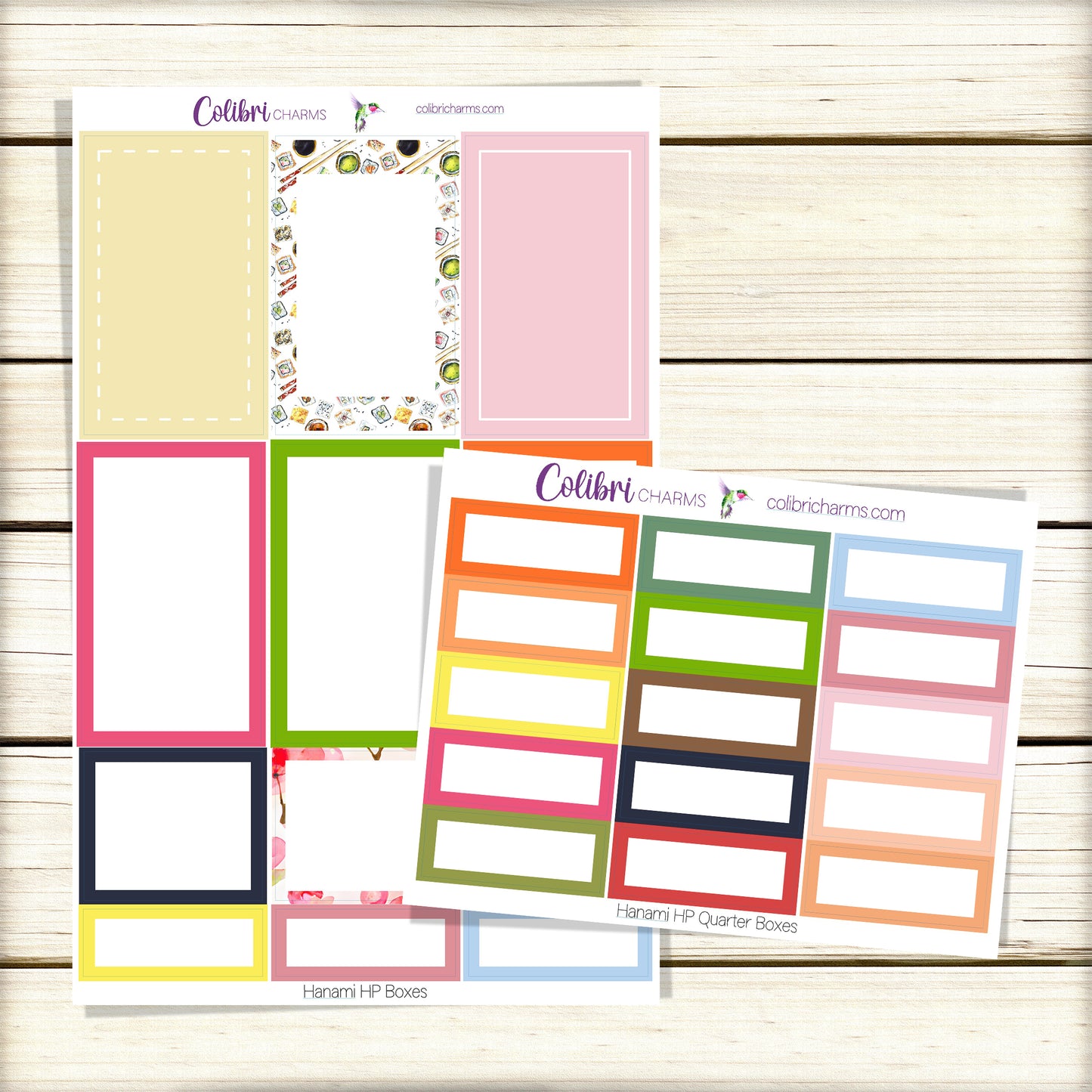 Hanami Box Planner Stickers | Sushi and Sakura Happy Planner Stickers | Spring Seasonal Planner | Cherry Blossoms