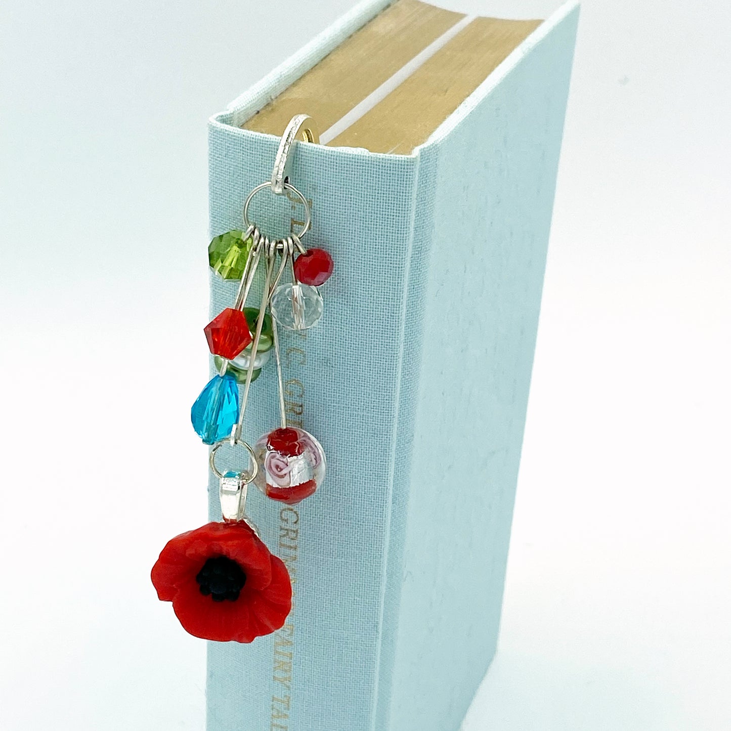 Poppy Beaded Bookmark | Stocking Stuffer | Perfect Teacher Gift | Book Lover Gift | Avid Reader | For Her | Librarian | Remembrance