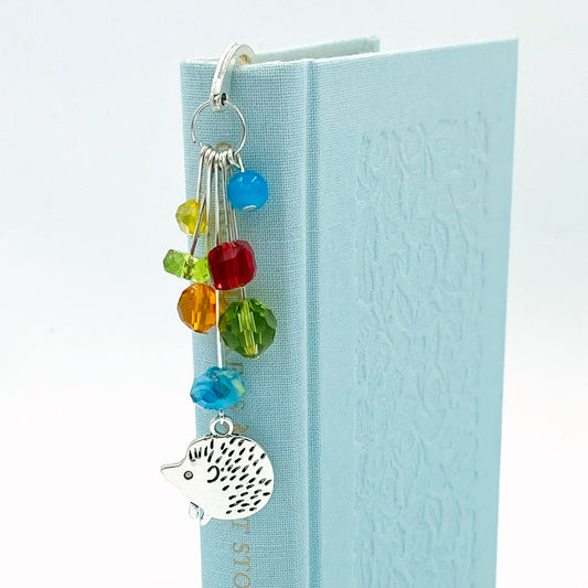Hedgehog Beaded Bookmark | Stocking Stuffer | Perfect Teacher Gift |  Book Lover Gift | Avid Reader |  For Her | Librarian