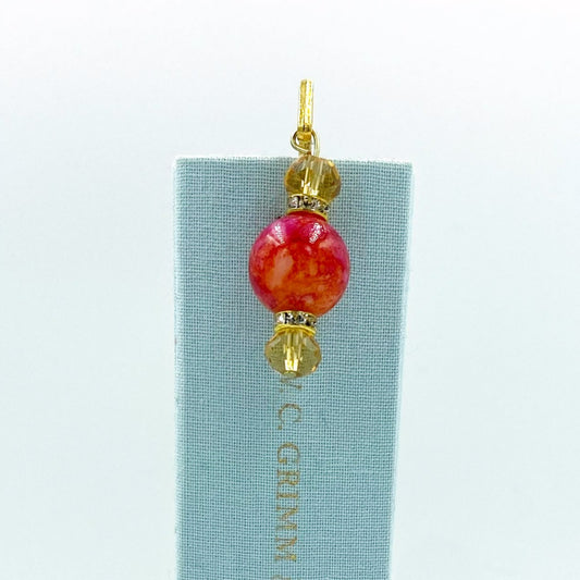 Splatter Bead Bookmark | Stocking Stuffer | Perfect Teacher Gift |  Book Lover Gift | Avid Reader | For Her | Librarian | Beaded