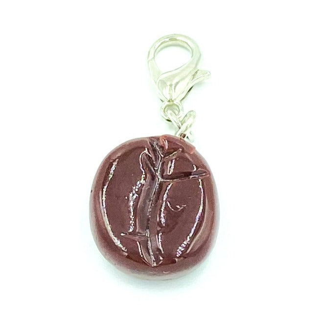 Coffee Bean Planner Charm | Coffee Lover Charm | Coffee Paper Clip | Caffeine Addict Bookmark