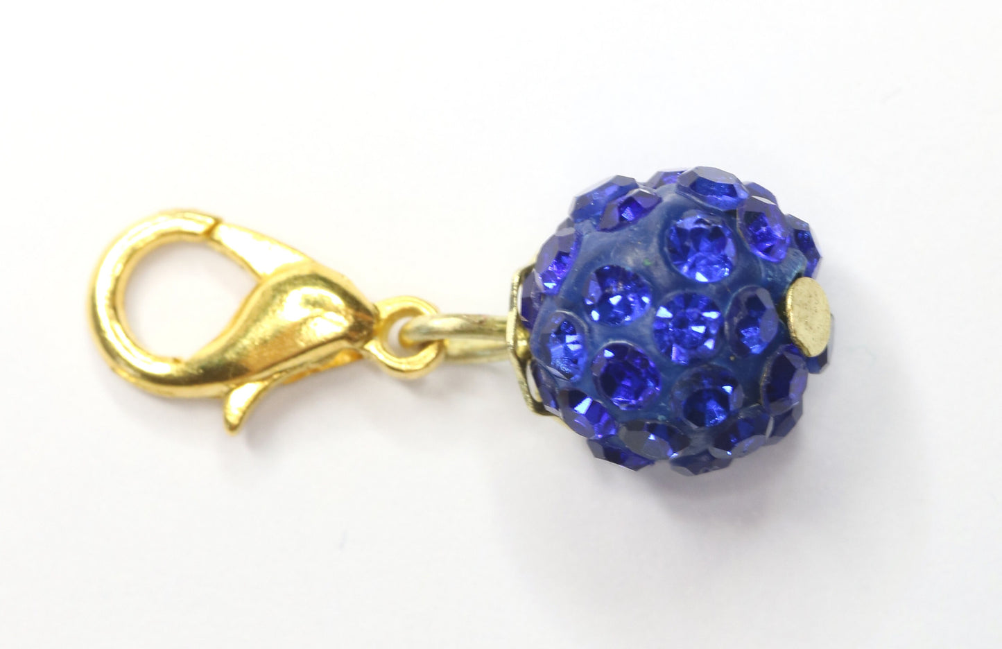 Rhinestone Dangle - Bright Blue