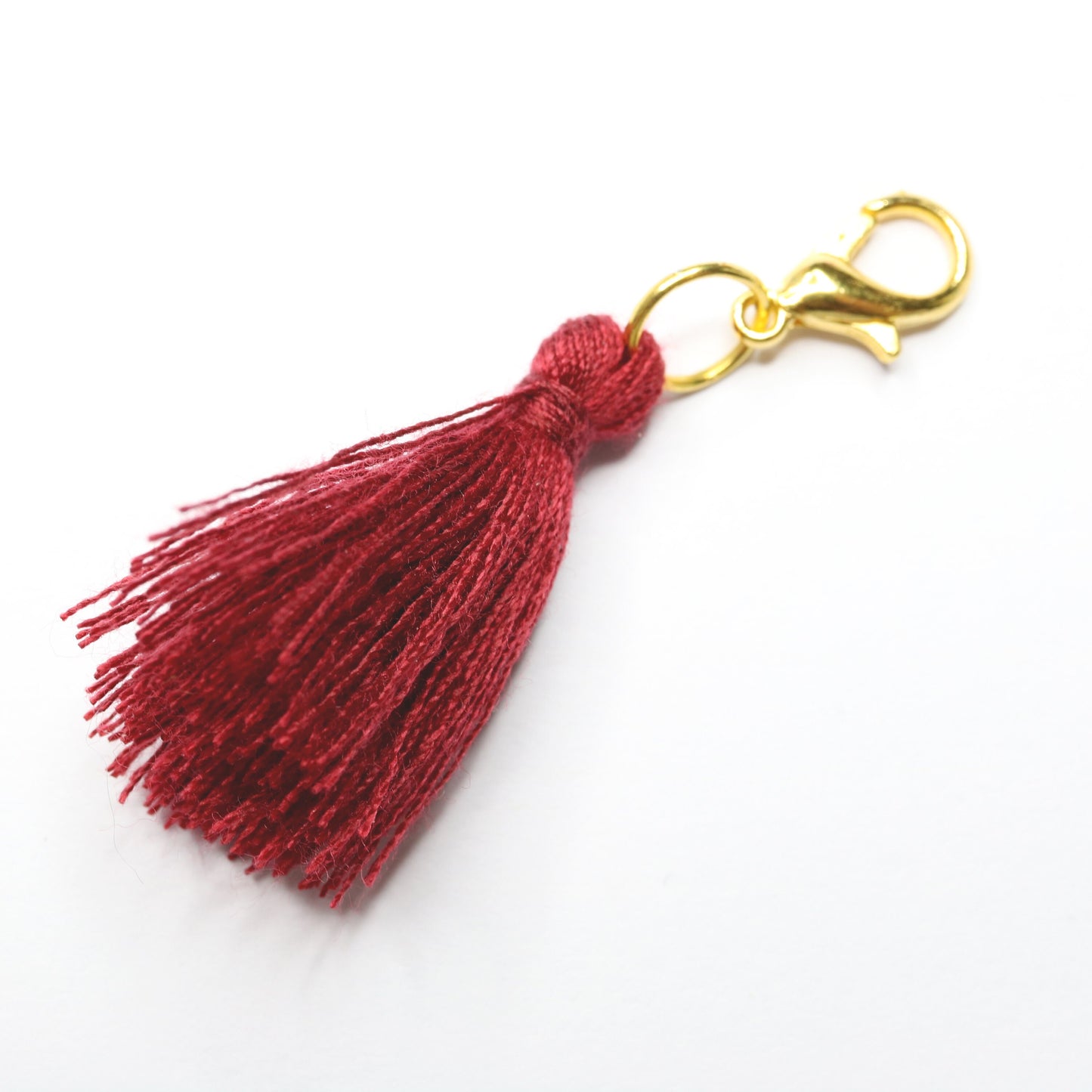 Tassel Planner Charm | Mini Red, Burgundy, Gold or Dark Green Tassel