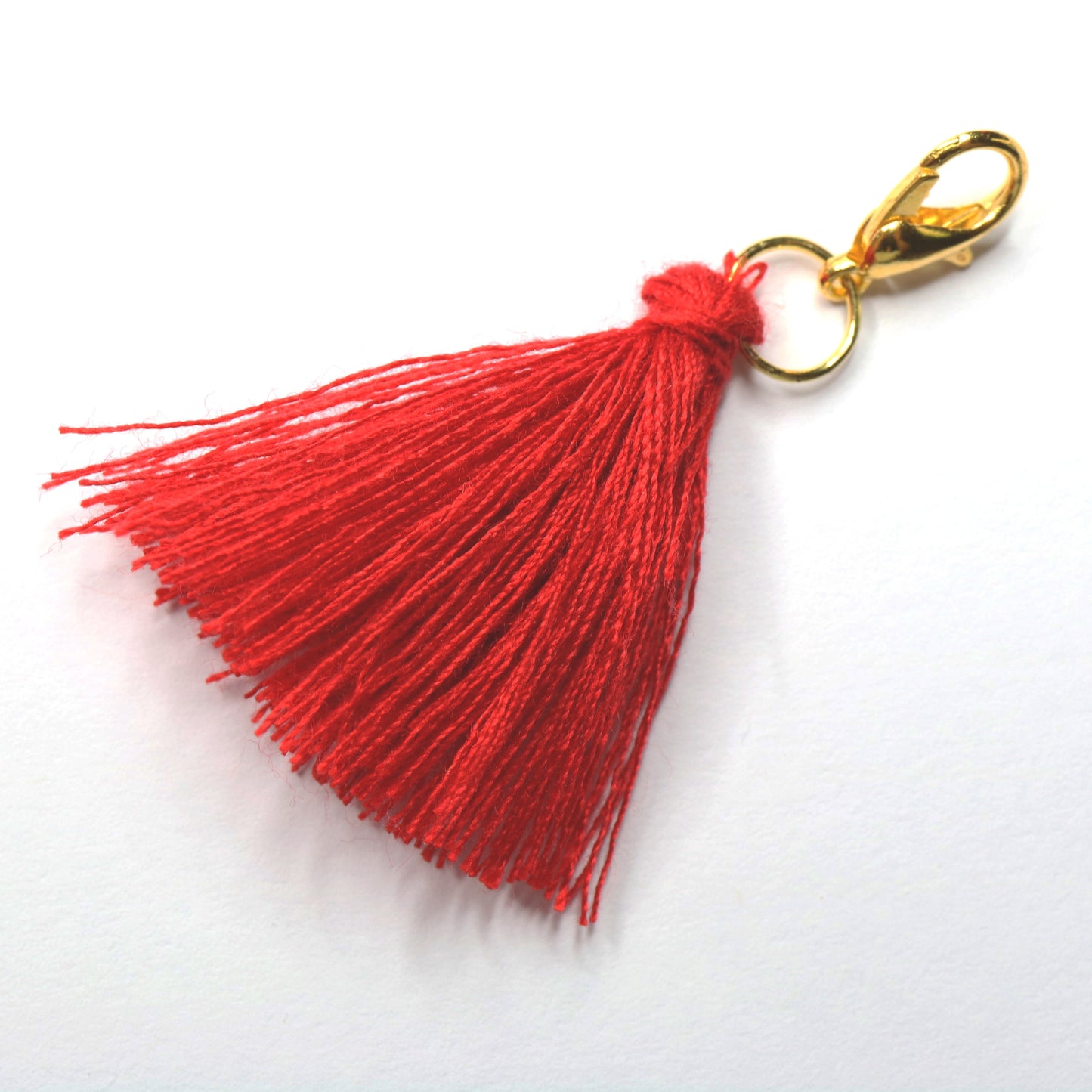 Tassel Planner Charm | Mini Red, Burgundy, Gold or Dark Green Tassel