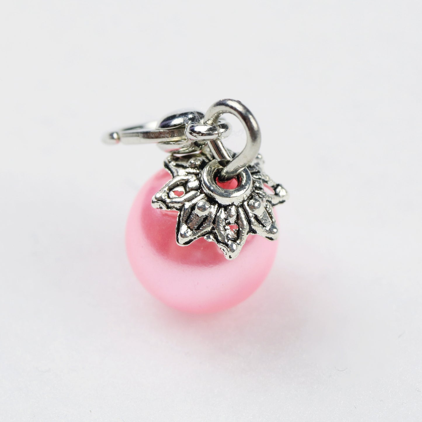 Pink Pearl Charm | Planner Decoration | Pretty Accessories | Beaded Charm