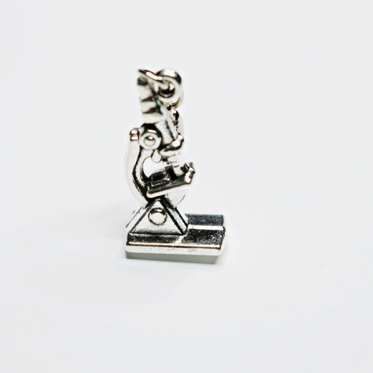 Microscope Charm | Chemistry Clip | Science Bookmark | Progress Keeper | Stitch Marker | Counter