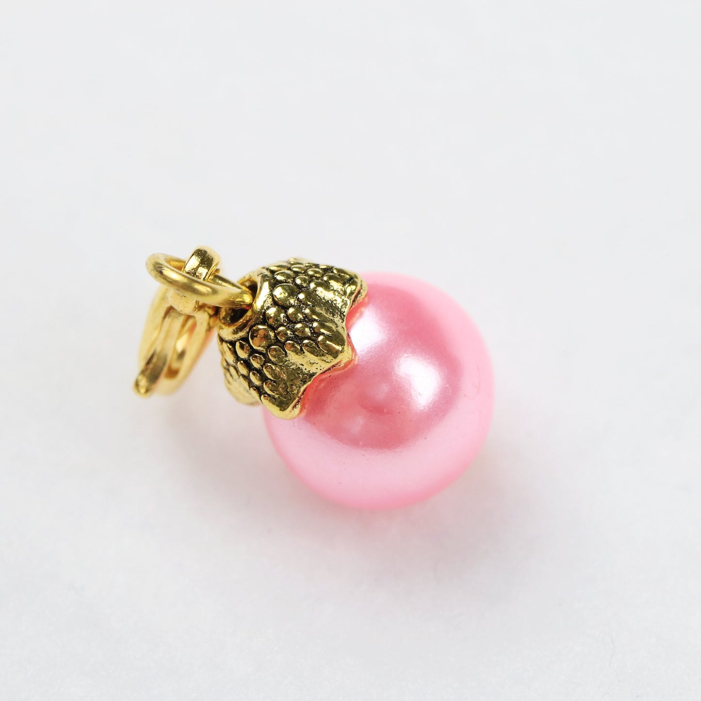 Pink Pearl Charm | Planner Decoration | Pretty Accessories | Beaded Charm