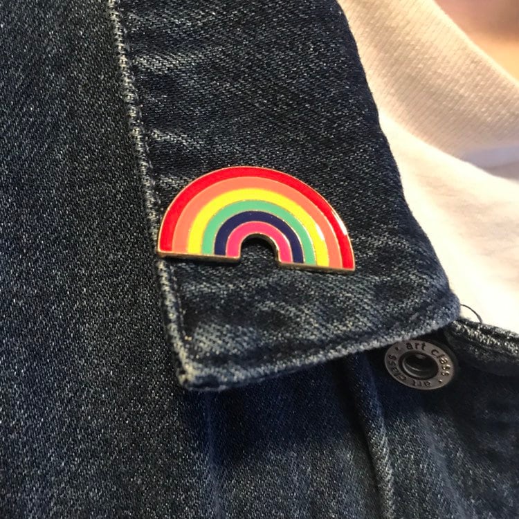 Rainbow Enamel Pin