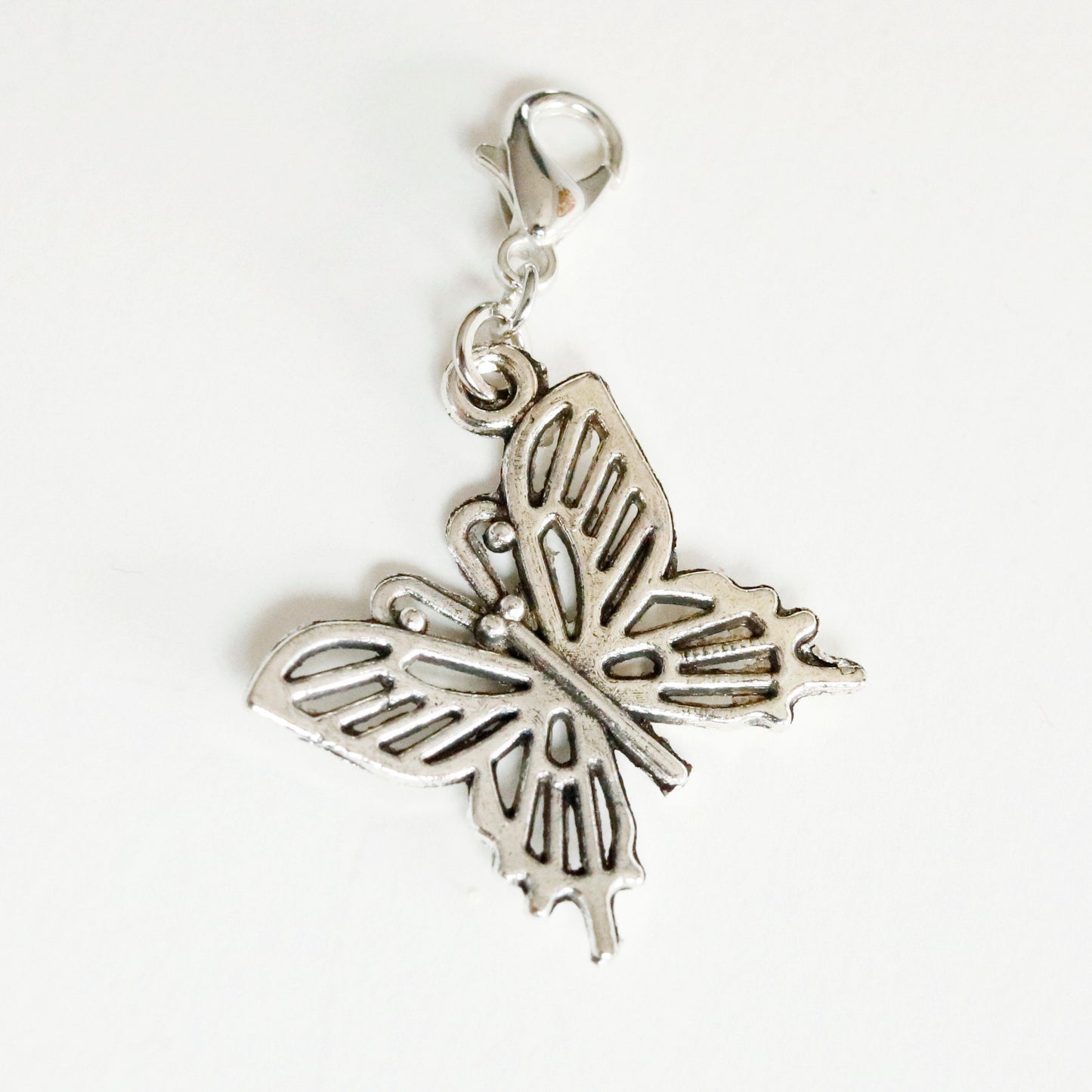Butterfly Charms | Silver Butterfly Stitch Marker| Butterfly Bookmark