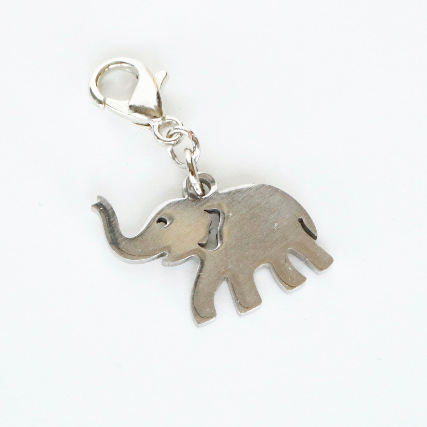 Baby Elephant Charm | Tiny Elephant Clip | Animal Bookmark
