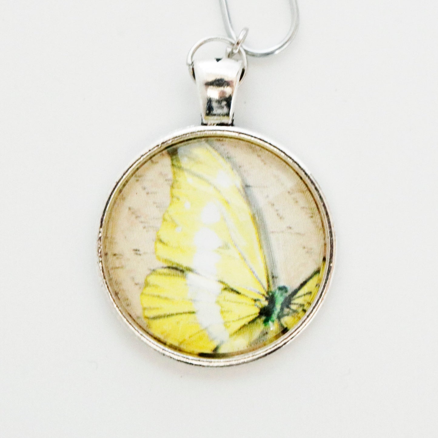 Butterfly Cabochon Charms, Artsy Butterflies Clips, Butterfly Bookmarks, 1 inch, 25mm