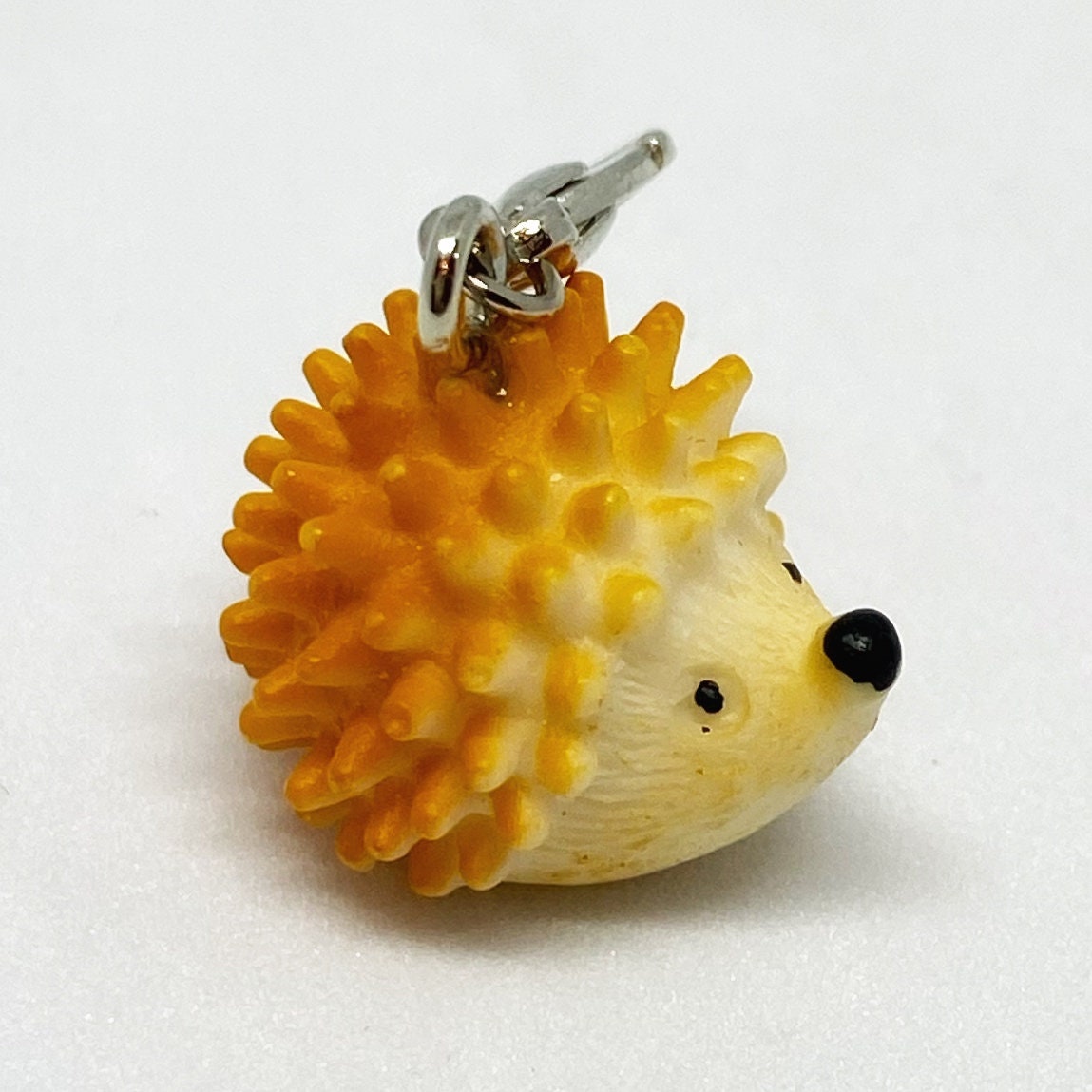 Resin Hedgehog charm | Forest Critter Bookmark | Autumn Animal Clip
