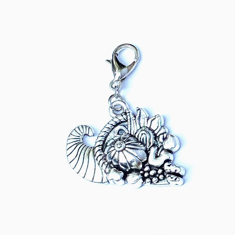 Cornucopia Charm | Autumn Clip | Thanksgiving Bookmark