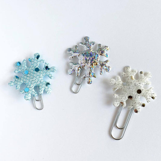 Snowflake Clips | Christmas Clips | Winter Clips