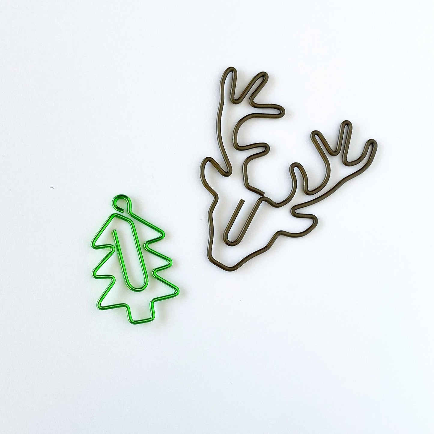 Holiday Paper Clips | Deer Planner Clips | Christmas Tree Clip