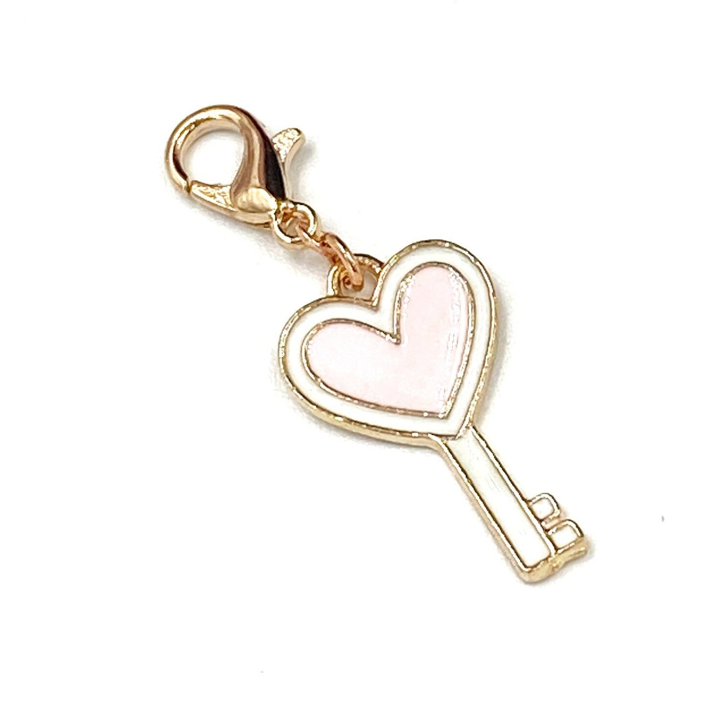Key to My Heart Charm | Love Bookmark | Rose Gold Valentine Progress Keeper