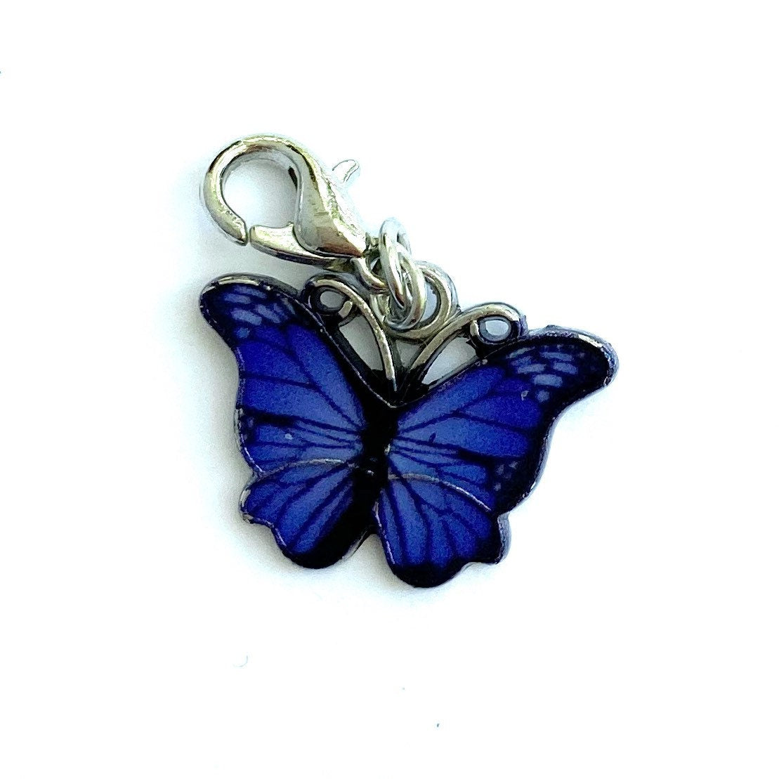Beautiful Butterfly Charms | Pollinator Bookmark | Butterfly Clip | Enamel Planner Charm