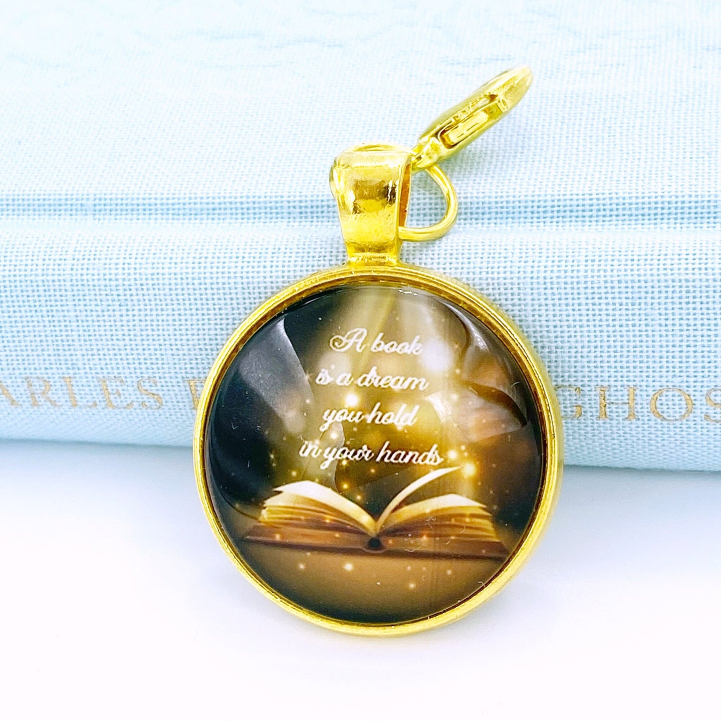 Book Lovers 25mm Cabochons, Reader's Clips, Bookish Bookmarks, Teacher Gifts Under $10, Mom, Bookworm, Gift for Librarian