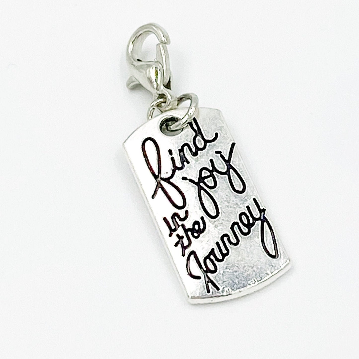 Joy in the Journey Charm | Travel Bookmark | Positive Stitch Marker