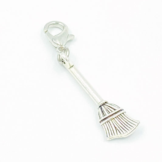 Witch’s Broom Charm | Sweeper Bookmark | Halloween Stitch Marker