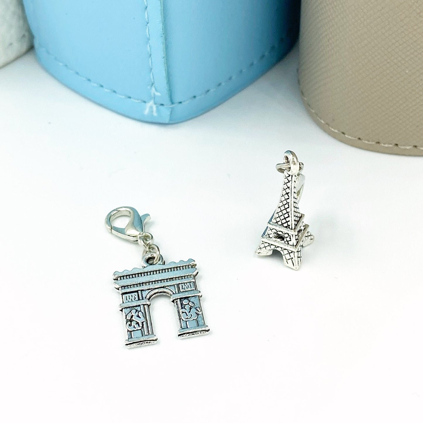Paris Charms | Travel Bookmark | Parisians Stitch Marker