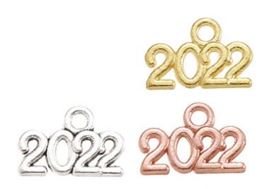 Small 2022 Charm | New Year Clip | 2022 Stitch Marker