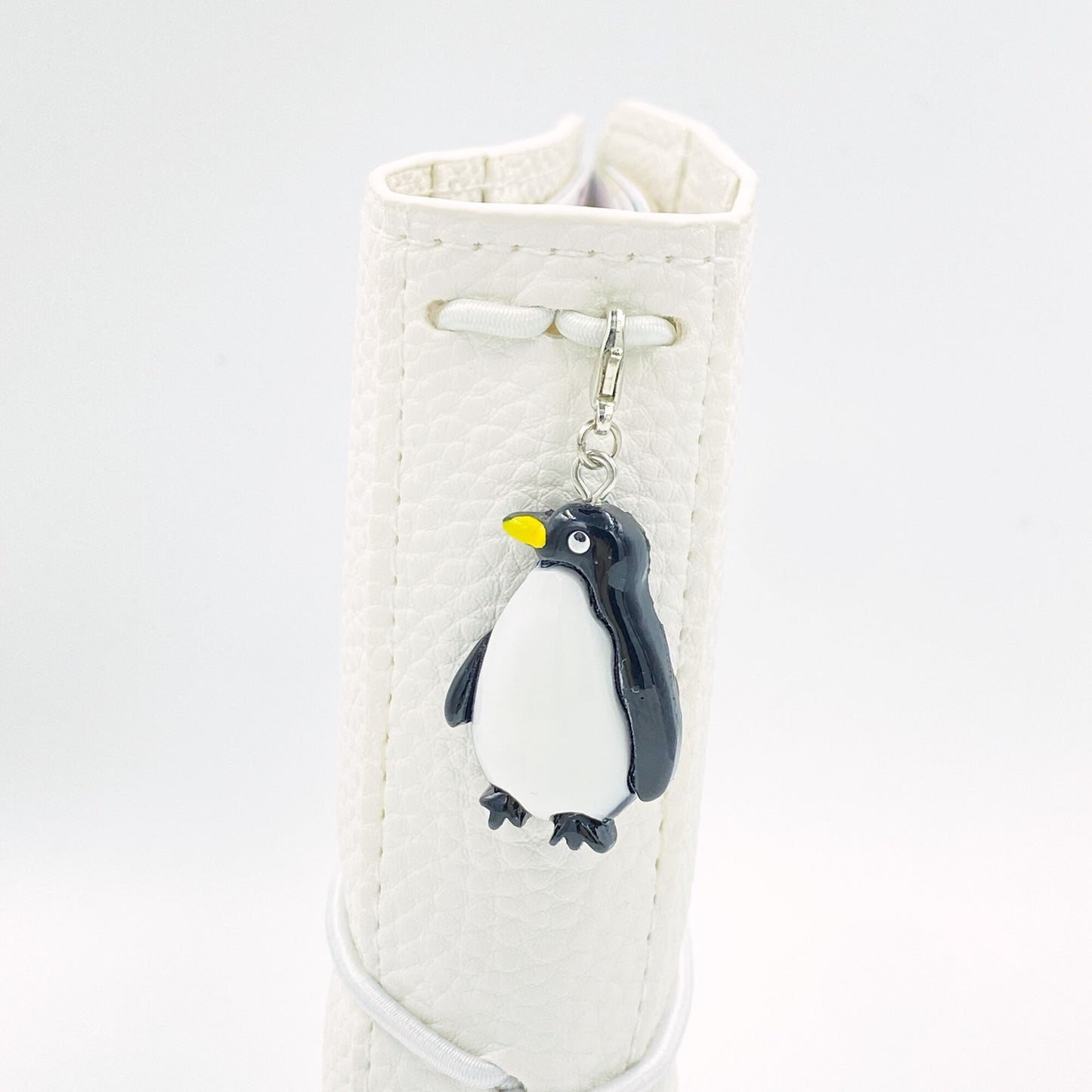 Penguin Resin Charm | Winter Stitch Marker | Holiday Bookmark